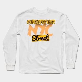 'Christopher Street NYC' Awesome LGBTQ Pride Day Gift Long Sleeve T-Shirt